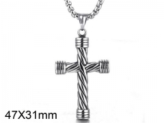 HY Wholesale Stainless Steel Cross Pendant (not includ chain)-HY0001P0292HKE