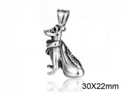 HY Wholesale Stainless Steel Animal Pendant (not includ chain)-HY008P0212HEL