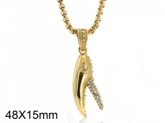 HY Wholesale Stainless Steel Animal Pendant (not includ chain)-HY0001P0328HOE
