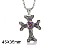HY Wholesale Stainless Steel Cross Pendant (not includ chain)-HY0001P0325IJE
