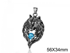 HY Wholesale Stainless Steel Animal Pendant (not includ chain)-HY008P0182HIL