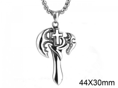 HY Wholesale Stainless Steel Cross Pendant (not includ chain)-HY0001P0026HKC