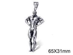 HY Wholesale Stainless Steel Casting Pendant (not includ chain)-HY008P0120HID
