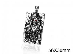 HY Wholesale Stainless steel 316L Religion Pendant (not includ chain)-HY008P0051HSD0