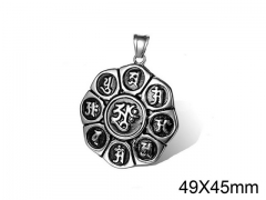 HY Wholesale Stainless steel 316L Fashion Pendant (not includ chain)-HY008P0019HHL
