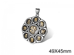 HY Wholesale Stainless steel 316L Fashion Pendant (not includ chain)-HY008P0020HJL