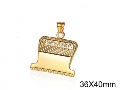 HY Wholesale Stainless steel 316L Fashion Pendant (not includ chain)-HY008P0076HIC