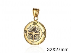 HY Wholesale Stainless steel 316L Fashion Pendant (not includ chain)-HY008P0056HIC