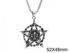 HY Wholesale Stainless steel 316L Skull Pendant (not includ chain)-HY0001P0128HKD