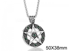 HY Wholesale Stainless steel 316L Crystal Pendant (not includ chain)-HY0001P0266HMG