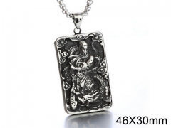 HY Wholesale Stainless steel 316L Religion Pendant (not includ chain)-HY0001P0025HNC