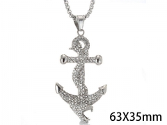 HY Wholesale Stainless steel 316L Crystal Pendant (not includ chain)-HY0001P0221IMR
