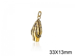 HY Wholesale Stainless steel 316L Religion Pendant (not includ chain)-HY008P0040HJL