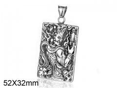 HY Wholesale Stainless steel 316L Religion Pendant (not includ chain)-HY008P0208HDS