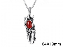 HY Wholesale Stainless steel 316L Crystal Pendant (not includ chain)-HY0001P0084HML