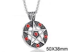 HY Wholesale Stainless steel 316L Crystal Pendant (not includ chain)-HY0001P0269HMS