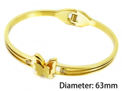 HY Wholesale Stainless Steel 316L Bangle(Crystal)-HY80B0869HLX