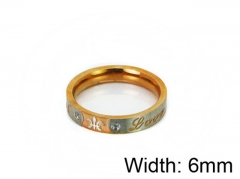 HY Wholesale Stainless Steel 316L CZ Rings-HY009R0038LD