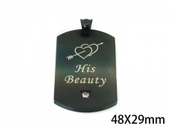 HY Wholesale Stainless Steel 316L Hot Pendant (not includ chain)-HY009P0015OD