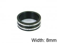 HY Wholesale Stainless Steel 316L CZ Rings-HY009R0020ME