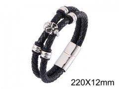 HY Wholesale Jewelry Bracelets (Leather)-HY0010B0190HOL