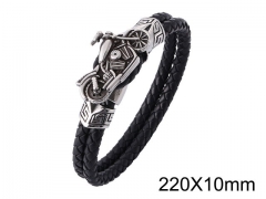 HY Wholesale Jewelry Bracelets (Leather)-HY0010B0026HLL