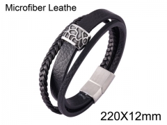HY Wholesale Jewelry Bracelets (Leather)-HY0010B0225HOL