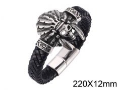 HY Wholesale Jewelry Bracelets (Leather)-HY0010B0234HOL