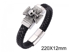 HY Wholesale Jewelry Bracelets (Leather)-HY0010B0063HOL