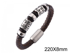 HY Wholesale Jewelry Bracelets (Leather)-HY0010B0119HOE