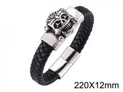 HY Wholesale Jewelry Bracelets (Leather)-HY0010B0169HOL