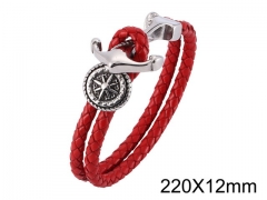HY Wholesale Jewelry Bracelets (Leather)-HY0010B0044HOL