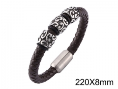 HY Wholesale Jewelry Bracelets (Leather)-HY0010B0055HOL