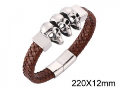HY Wholesale Jewelry Bracelets (Leather)-HY0010B0181HOL