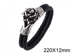 HY Wholesale Jewelry Bracelets (Leather)-HY0010B0211HLL