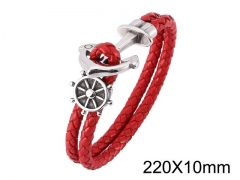 HY Wholesale Jewelry Bracelets (Leather)-HY0010B0143HOL