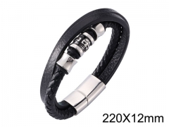 HY Wholesale Jewelry Bracelets (Leather)-HY0010B0139HOL