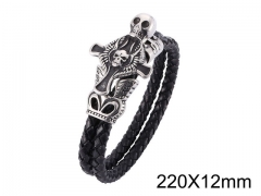HY Wholesale Jewelry Bracelets (Leather)-HY0010B0213HLL