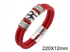 HY Wholesale Jewelry Bracelets (Leather)-HY0010B0099IME