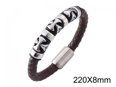 HY Wholesale Jewelry Bracelets (Leather)-HY0010B0075IDL