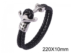 HY Wholesale Jewelry Bracelets (Leather)-HY0010B0130HME