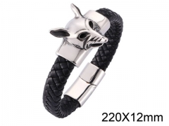 HY Wholesale Jewelry Bracelets (Leather)-HY0010B0212HOL