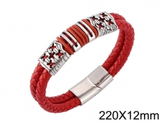 HY Wholesale Jewelry Bracelets (Leather)-HY0010B0116IHS