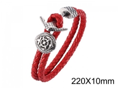 HY Wholesale Jewelry Bracelets (Leather)-HY0010B0157HOL