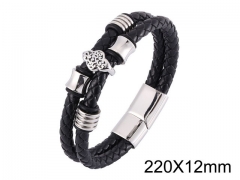 HY Wholesale Jewelry Bracelets (Leather)-HY0010B0066HPL