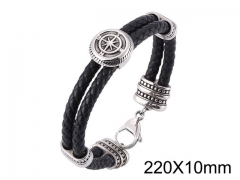 HY Wholesale Jewelry Bracelets (Leather)-HY0010B0156INE