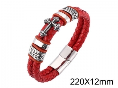 HY Wholesale Jewelry Bracelets (Leather)-HY0010B0005IOF