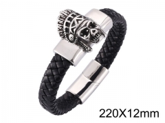 HY Wholesale Jewelry Bracelets (Leather)-HY0010B0142HOL
