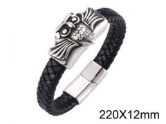 HY Wholesale Jewelry Bracelets (Leather)-HY0010B0206HOL