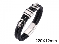 HY Wholesale Jewelry Bracelets (Leather)-HY0010B0183ILL